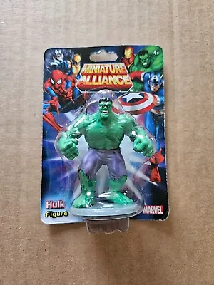 Marvel Miniature Alliance Hulk Green Action Figure 3  New And Sealed • $5