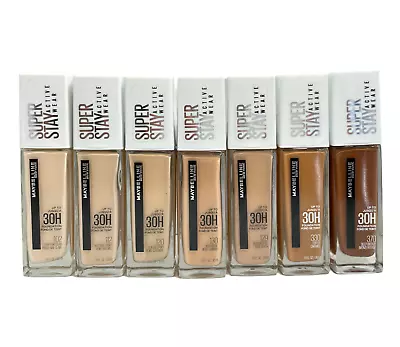 Maybelline Super Stay Up To 30H Foundation (1.0oz./30ml) New; You Pick! • $13.95