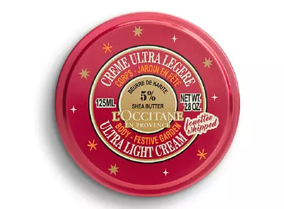 L'Occitane Festive Garden Ultra Light Cream With 5% Shea Butter 2.8 Oz. SEALED  • $27.50