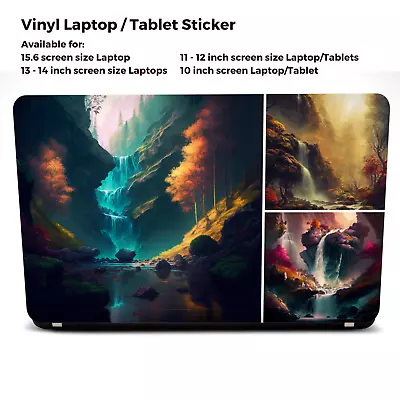 15.6 Inch Fantasy Waterfall Laptop Skin Tablet Vinyl Decal Sticker-MG10 • £6.99