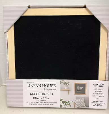  Letter Board World Market Urban House Design 12  By 12  Oak Frame (2018) New • $12