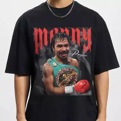 Vintage 90S Bootleg Style T-Shirt Manny Pacquiao Graphic T-Shirt • $23.99