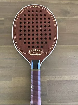 Vintage Bantam By Marcraft Paddle Ball Racquet APTA Equipment Wooden • $17.50