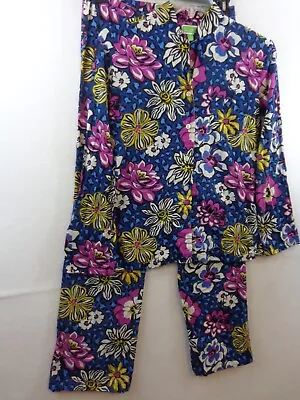 Vera Bradley Pajama Set Women's S Multicolor 2 Peice Set African Violets • $29.73