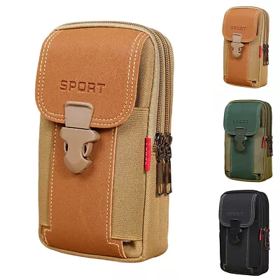 Waist Belt Bum Bag Sport Running Molle Pack Mobile Phone Case Cover Purse Pouch • £7.19
