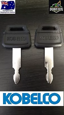 2 X Kobelco Logo Excavator Digger Plant Keys K250 Set Of 2 FREE POSTAGE • $9.99