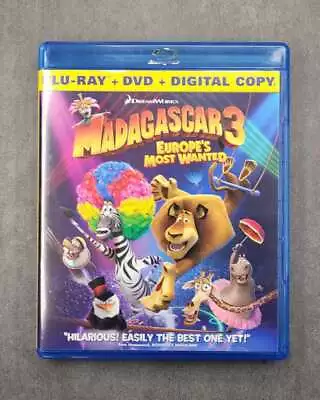 Madagascar 3: Europe's Most Wanted (Blu-ray/DVD Combo + Digital Copy) DVDs • $10.24