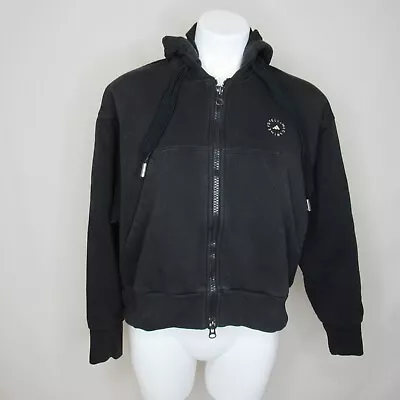 Adidas By Stella McCartney Black Cropped Sweatshirt Hoodie  Women's XS XSmall • $28