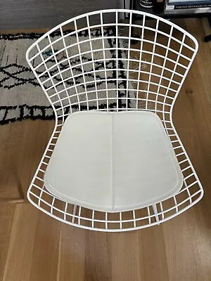 Knoll Bertoia Side Chair White With Pad • $488.88