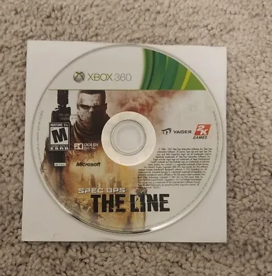 Spec Ops The Line Xbox 360 Disc Only Tested Works Same Day Ship Read Desc • $39.99