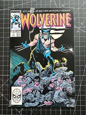 Wolverine #1 (Marvel Comics November 1988) Patch FN/VF • $40