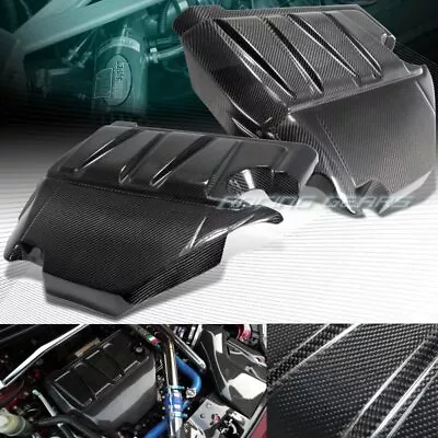 Light-weight Real Carbon Fiber Engine Cover Fit 08-15 Lancer Evolution Evo 10 • $116.95