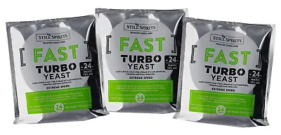 3x Still Spirits Fast Turbo Yeast 24 Hour • $21.82