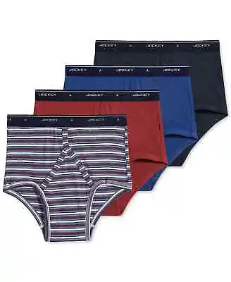 $36 • Buy Jockey Men's Classic Collection Full-Rise Briefs 4-Pack