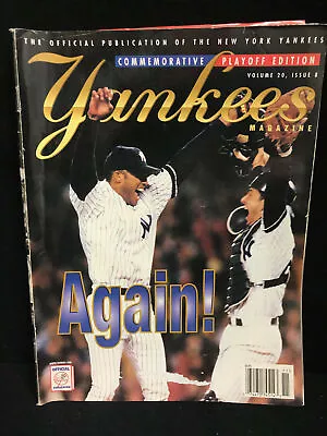 New York Yankees Magazine November 1999 Issue Mariano Rivera Cover • $8.50