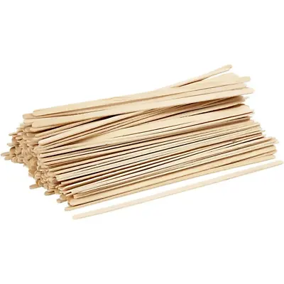 200 Skinny 6mm Wide Super Long 19cm Wooden Lolly Sticks For Crafts • £4.93