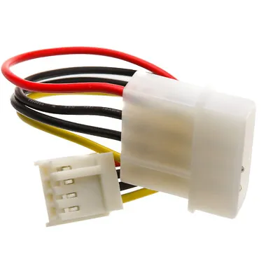 6in 4 Pin Molex To Floppy Power Cable 5.25 Inch Male To 3.5 In Female 11W3-05206 • $2.75