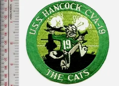 US Navy USS Hancock CVA-19 Catapult Crew Essex Class Carriers Patch Vel Hooks • $10.99