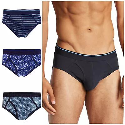 £8.99 • Buy Ex M&S Cotton Rich Cool & Fresh Briefs With Stretch 3 Pack Szs S To XXL