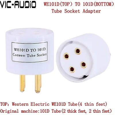 1PC Convert Tube Socket WE101D TO 101D Vacuum Tube Amplifier Adapter Socket DIY • $29.99