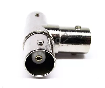 $6.45 • Buy From OZ Quality 1PC BNC FEMALE T TV SPLITTER 1 Female To 2 Female 3 Way CCTV
