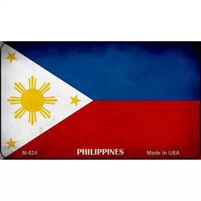 Philippines Flag Novelty Metal Magnet M-534 • $8.99