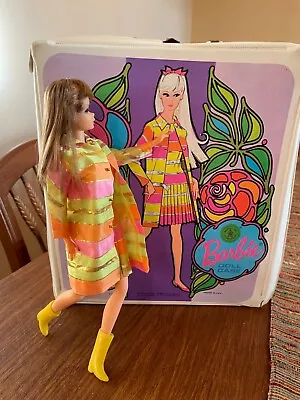 VINTAGE 1966 Twist N’Turn Barbie Clothing Accessories & Doll Case • $550