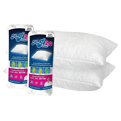 My Pillow 2.0 Cooling Bed Pillow - 2 Pack! • $89.98