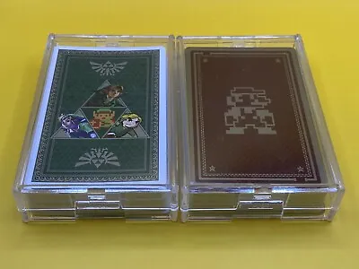 Club Nintendo Rewards  Legend Of Zelda & Mario Trump” Poker Playing Cards Set JP • $55