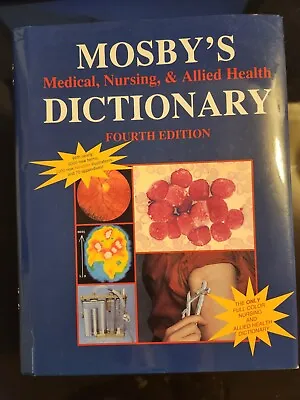 Mosby's Medical Nursing And Allied Health Dictionary By C. V. Mosby And Kenneth • $4