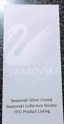 ~~rare~swarovski 1994 Product List Papers Illust Pic's Prices Designer Retired • £11.58