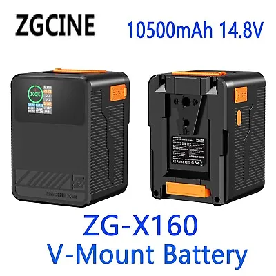 ZGCINE X160 Mini V-Mount Battery 10500mA PD USB-C/D-TAP V-Locking System Battery • $336.33