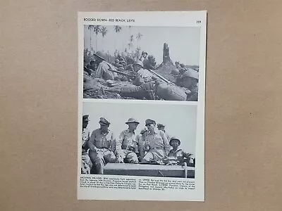 Red Beach Leyte President Osmena General MacArthur 1946 World War 2 WW2 Picture  • $16