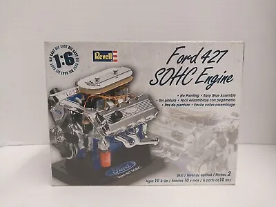 Revell Ford 427 SOHC Engine 1:6 Scale Model Kit 85-1565 Vintage New Open Box • $101.89