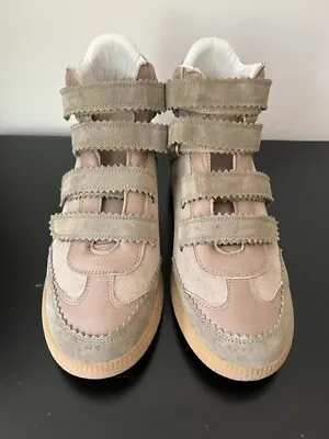 Isabel Marant Bilsy Suede Wedge Sneakers 40 • $395