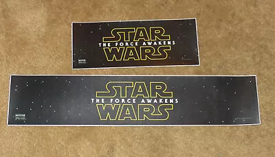 Star Wars The Force Awakens Theater Mylar Light Box Poster Set  • $15