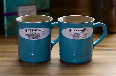 Pair Of NEW Le Creuset Stoneware Mugs - 400ml - Various Colours Available • £35