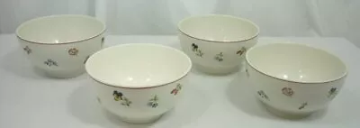 Villeroy & Boch Petite Fleur Lot Of 4 Rice Bowls 5.5  Cereal Soup Salad   24B016 • $79.99