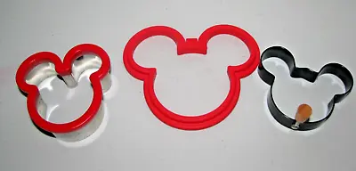 Wilton Large Cookie Cutter Comfort Grip Cushion Mickey Mouse + Pancake/Egg • $10.57