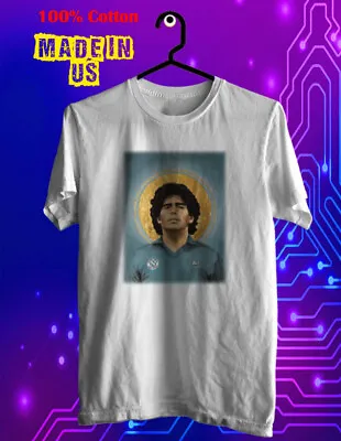 NEW Diego Armando Maradona Napoli Calcio T-shirt Made In US • $16.99