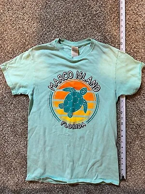 MARCO ISLAND FLORIDA T-shirt  Size S BOYS 24  Length • $4