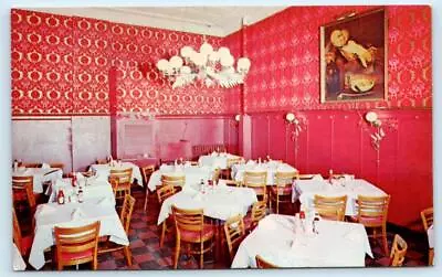 INDIANAPOLIS IN ~ Roadside ST. ELMO STEAK HOUSE Gay 90s Dining Room Postcard • $7.98