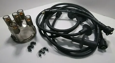 Grey Ignition Wires & Distributor Cap Set Volkswagen T1 Bug Super Beetle 1946-79 • $22.35