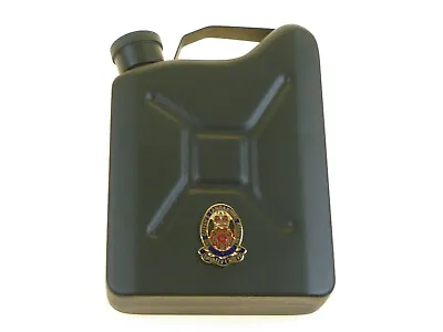 Queens Lancashire Regiment Deluxe Jerry Can Hip Flask & Silver Plated Badge • £10.99