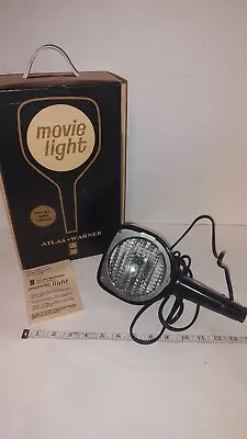 Vintage Atlas Warner Movie Light In Original Box With Bracket • $19.99