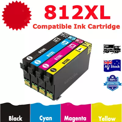 $319.30 • Buy 812XL 812 XL Compatible Ink Cartridge For EPSON WF3820 WF3825 WF4830 WF4835 7840