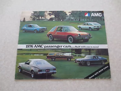 1976 AMC Pacer Gremlin Hornet Matador Cars Advertising Booklet - American Motors • $40