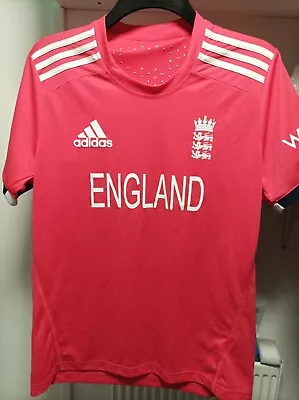 England Adidas T20 Cricket Shirt India 2016 Size Large  • £35