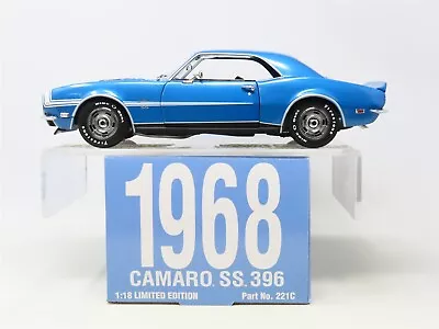 1:18 Exact Detail Replicas #221C Die-Cast 1968 Chevy Camaro RS/SS 396 W/ COA  • $179.95