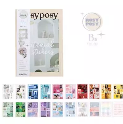 $16.60 • Buy Korean Jap Style Inst Sticker Book Bullet Journal Scrapbook Planner 20pg 